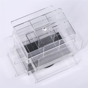 YAGELI-estante giratorio de acrílico para almacenamiento de esmalte de uñas, organizador de maquillaje - Product Image 5