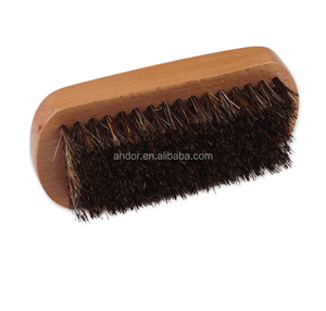 Pequeño redondo de madera natural de pelo de jabalí personalizado barba peine y cepillo de cerdas de jabalí de la barba para - Product Image 6