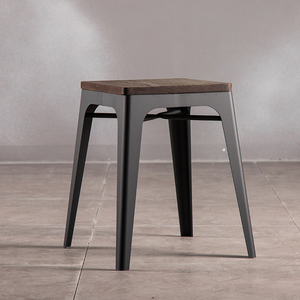 Barato moderno forjado de hierro de Metal silla taburete <span class=keywords><strong>Vintage</strong></span> Industrial Silla de Bar pintura sillas de Metal - Product Image 2