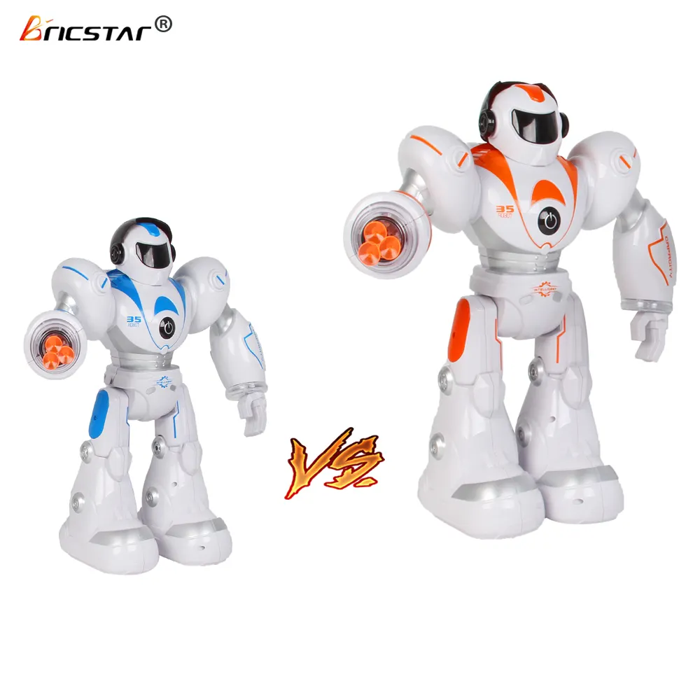 Shanghai Bricstar wholesale programming intelligent plastic robot Amazon product boy toys robots for children toys