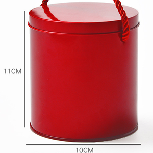 Chất lượng cao giá rẻ bỏng ngô Vòng xô hộp thiếc với xử lý - Product Image 2