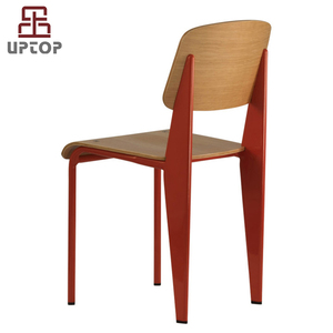 (SP-BC336) 2019 Precio al por mayor Jean Prouve silla de café estándar de madera contrachapada - Product Image 3