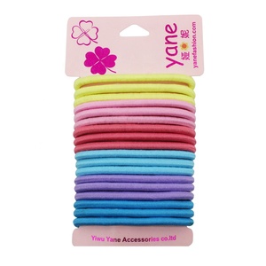 New fashion colorful elastic hair band Girls neon elastic hair band - Product Image 3