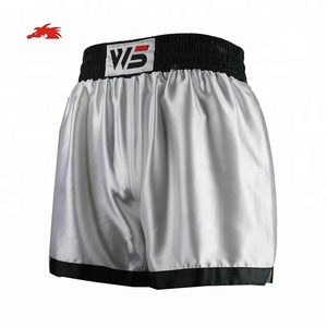Màu đen và trắng máy bay chiến đấu thái mặc đấm bốc mma quần short canada lịch sử - Product Image 5