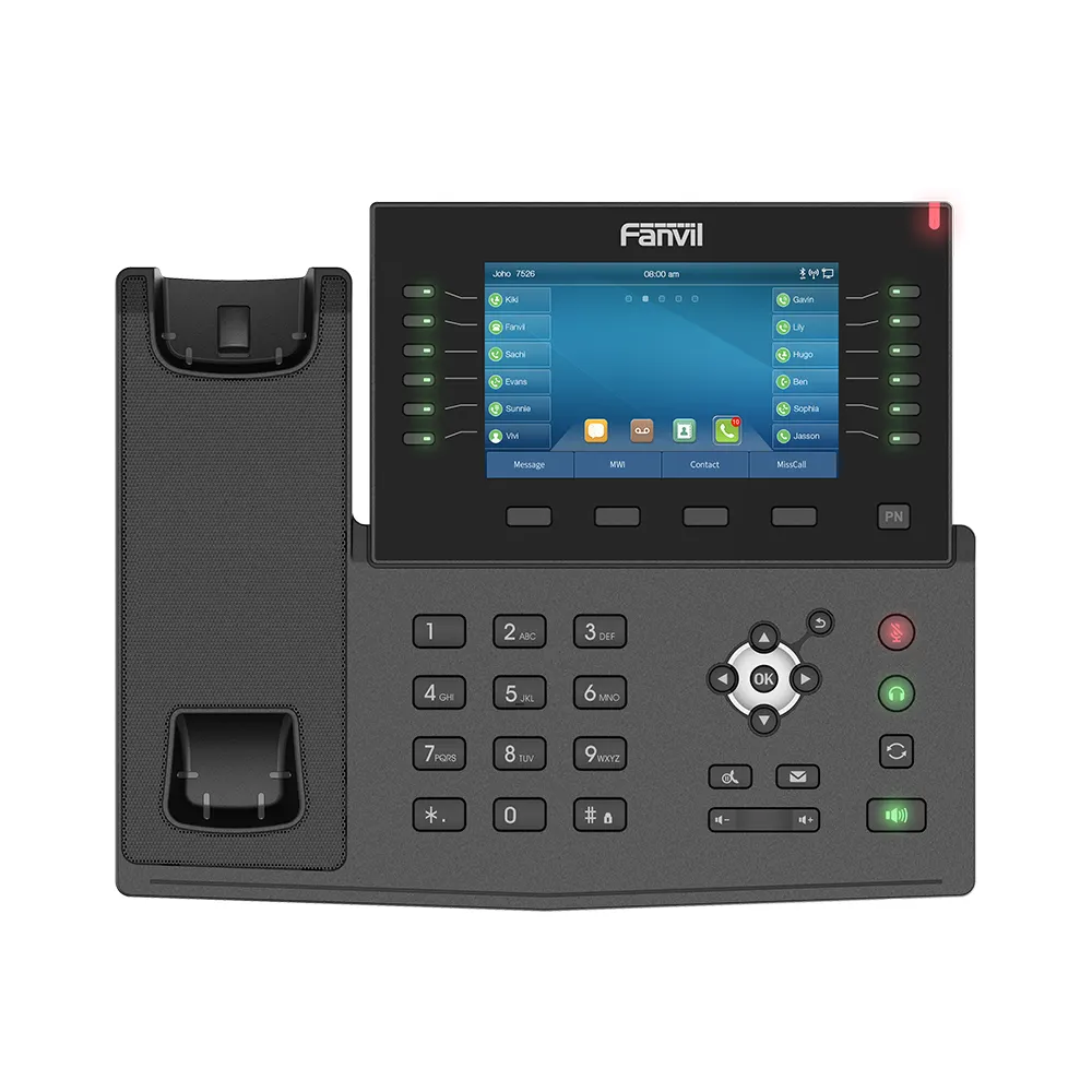 7 Inci Layar Sentuh Kapasitif Fanvil X7 SIP IP Telepon WiFi Konektivitas Smart Suara Voip Enterprise IP Phone