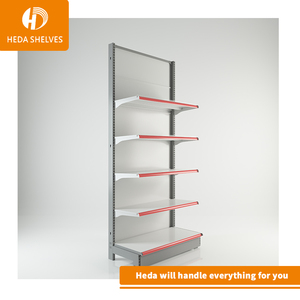 comestibles de <span class=keywords><strong>la</strong></span> pared estante de <span class=keywords><strong>la</strong></span> <span class=keywords><strong>tienda</strong></span> al por menor pantalla bastidores tapa del supermercado góndola estanterías - Product Image 3
