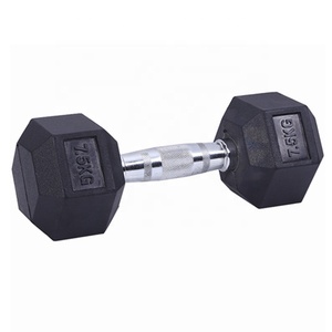 Profesyonel spor salonu fitness egzersiz kauçuk yüzey özel logo siyah altıgen halter ağırlık kaldırma - Product Image 2