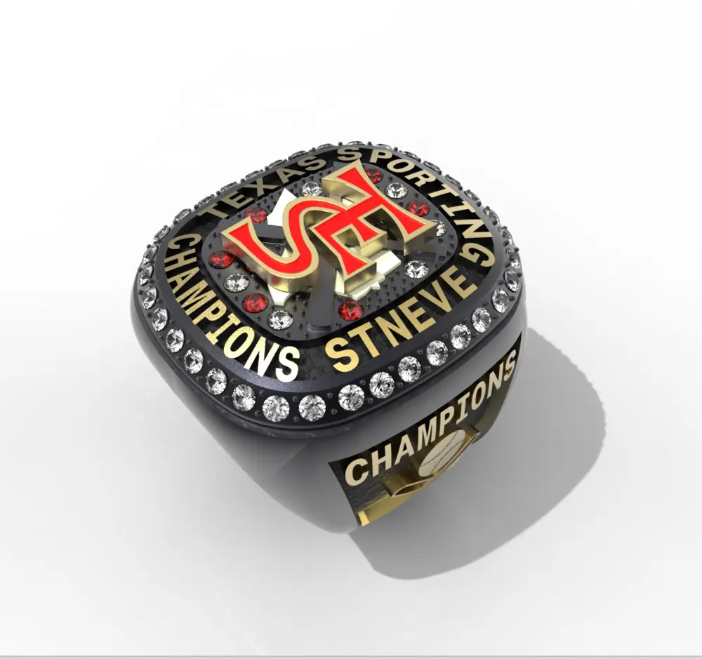 Diseña tu propio anillo deportivo de campeonato de béisbol