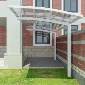 غطاء دفيئة العريشة الألومنيوم البولي ورقة صلبة مرآب المظلة ورقة التسقيف - Product Image 3