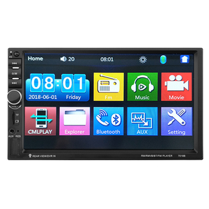 Haute qualité prix pas cher <span class=keywords><strong>2</strong></span> din 7 pouces noir voiture mp5 joueur pour audi - Product Image 2