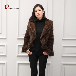 Nuevo 2018 Real piel <span class=keywords><strong>abrigo</strong></span> de piel/Piel de visón <span class=keywords><strong>abrigo</strong></span> para las mujeres - Product Image 1