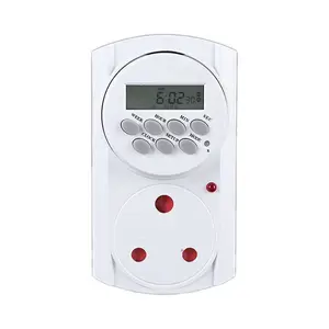 ETAS-12A Nam Phi 7 Ngày Mỗi Tuần Lập Trình Tự Động Kỹ Thuật Số Hẹn Giờ Cắm Ổ Cắm Thiết Bị Chuyển Mạch cho Thiết Bị Gia Đình 230 V/10A - Product Image 1