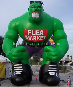 Muñeco Inflable Gigante <span class=keywords><strong>de</strong></span> Hulk Musculoso Navideño para Exteriores, Apto para Niños - Product Image 1