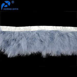 Horng Shya TOP10 pluma fábrica en China artículo barato boda del partido aplicación Turquía marabú franja - Product Image 4