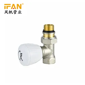 IFAN Manufacture Thermostatic Radiator Valve Copper Safety Ball Valve Water Heater Thermostat Mixing Valve