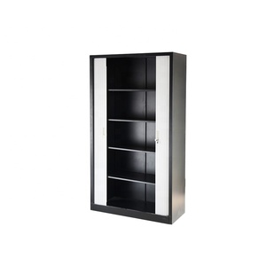 2 הזזה נירוסטה מתכת קובץ אחסון טמבור דלת ארון - Product Image 2