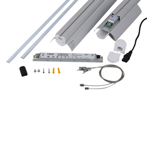 20-50 W al por mayor Rectangular comercial de aluminio lineal Led moderna lámpara colgante luz para oficina - Product Image 1