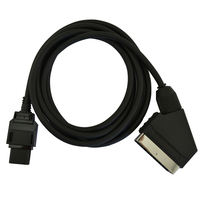 1.8M A/V TV Video Scart RGB Cable Gaming 21 pin euro scart plug cord wire