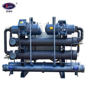 Industrieller Kühler Rohrreinigungsmaschine Niedertemperatur-Schraubenwasserkühler 300 Tonnen Preis für Vakuumbeschichtungsmaschine - Product Image 4
