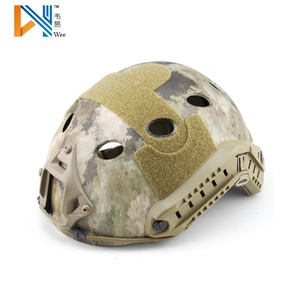 屋外陸軍ラウンド穴迷彩戦術軍用ヘルメット - Product Image 3