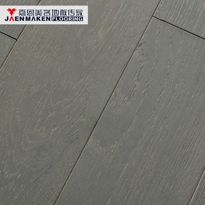 ABCD grade 18mm brossé chêne <span class=keywords><strong>clair</strong></span> plancher en bois véritable - Product Image 1