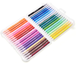 Venta al por mayor de amazon Venta caliente no tóxico, sin olor 48 colores de agua color cepillo pluma pincel para <span class=keywords><strong>arter</strong></span> o niños - Product Image 2