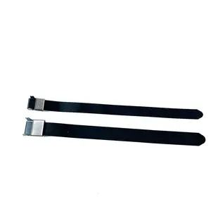 High Strength Giant Lock PVC coated Steel Steel Metal Rubber Cable Tie