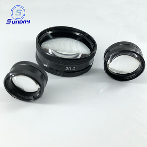 Lentes ópticas do fornecedor chinês lente asférica <span class=keywords><strong>20d</strong></span> 78d 90d para a lâmpada da fenda