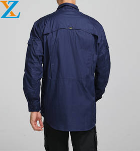 Camicie Formali da Uomo a Maniche Lunghe con Bottoni Coperti, Colletto Rovesciato, Logo Personalizzato, Camicie con Motivo a Pesce - Product Image 3