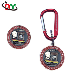 Promocional <span class=keywords><strong>barato</strong></span> regalos personalizados de aleación de Zinc llavero de acero inoxidable Metal hecho muestra llaveros para mosquetón - Product Image 1