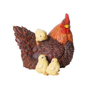 2019 más Popular de gran tamaño vivo resina <span class=keywords><strong>Animal</strong></span> arte de pollo estatua - Product Image 2