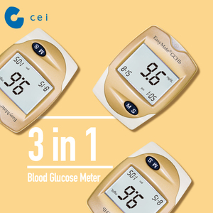 2019 Bệnh Tiểu Đường Máy Kiểm Tra Lượng Đường Trong Máu Kiểm Tra <span class=keywords><strong>Glucometer</strong></span> Hemoglobin Cholesterol với Kiểm Tra Dải - Product Image 4