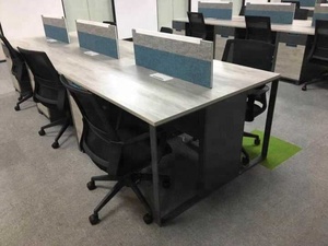 Moderne desk <span class=keywords><strong>office</strong></span> open banc style poste de travail cabine avec tissu table partition (FOH-JW02) - Product Image 2