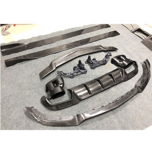 Paraurti anteriore labbro diffusore posteriore Spoiler minigonne laterali 2014-2016 kit carrozzeria in fibra di carbonio per Benz classe E <span class=keywords><strong>W212</strong></span> E260 E300 E400 E63 <span class=keywords><strong>AMG</strong></span> - Product Image 3