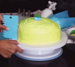 Kit de Décoration de Gâteaux Multifonctionnel Économique, Ensemble Plateau Tournant à Gâteaux, Douilles de Pâtisserie, Outil à Fondant, Fournitures de Pâtisserie et Dessert pour Cuisine - Product Image 6
