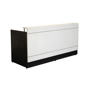 Modern White <strong>Black</strong> Color <strong>Small</strong> Cheap Cashier MDF Table Counter Reception <strong>Desk</strong> - Product Image 3