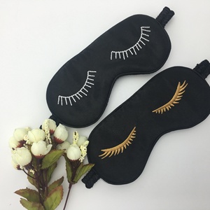 หน้ากากปิดตานอนหลับผ้าซาตินพิมพ์แบบกำหนดเอง - Product Image 6