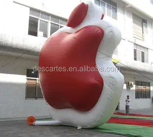 विज्ञापन Inflatable फल मॉडल, सस्ते विशाल Inflatable एप्पल गुब्बारा