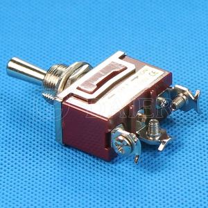 Interruttore a Levetta Momentaneo a 3 Vie <span class=keywords><strong>ON</strong></span>-<span class=keywords><strong>OFF</strong></span>-<span class=keywords><strong>ON</strong></span> KN3C-123 con Base Marrone - Product Image 5