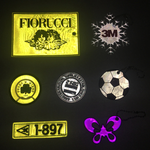 Colorful PVC Reflective Fabric Clothing Tape Sew on Reflective Strip Width 5CM - Product Image 5