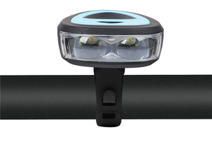 Luz Delantera <span class=keywords><strong>para</strong></span> Bicicleta con Bocina <span class=keywords><strong>LED</strong></span> de 140db, Recargable por USB, Juego de <span class=keywords><strong>Luces</strong></span> <span class=keywords><strong>para</strong></span> Bicicleta - Product Image 3
