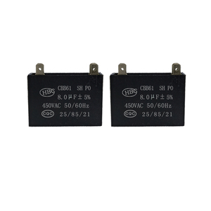 HBC CBB61 output film capacitor 450vac 2,5 UF motor capacitors - Product Image 1