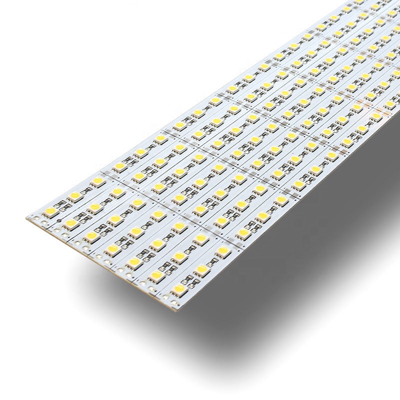 Di alta qualità dc12v 24v 60led 72led pcb in alluminio ha condotto la luce dura striscia