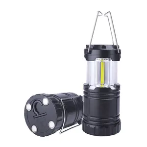 Camping Led Light Amazon Hot Sale COB Ultra Bright Outdoor Portable Hanging Collapsible Led Camping Light With Magnetic Base And Hook