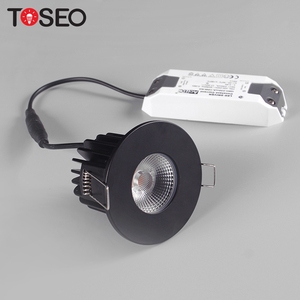 Noir Blanc Satin Nickel Chrome IP65 10 W Coupe-Feu <span class=keywords><strong>led</strong></span> toilettes salle de bains downlight - Product Image 2