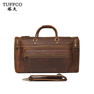 Alta calidad multifuncional moda Vintage más grande para hombre de cuero de Caballo Loco bolso de viaje - Product Image 2