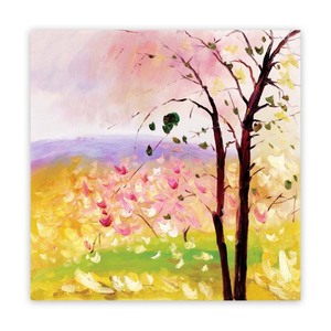 Lienzo de flor de cerezo hecho a mano, pintura <span class=keywords><strong>al</strong></span> óleo artística - Product Image 4