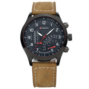 <span class=keywords><strong>CURREN</strong></span> <span class=keywords><strong>8152</strong></span> erkek kuvars saatler üst marka lüks erkekler kol saatleri erkek deri Relogio Masculino spor saat - Product Image 3