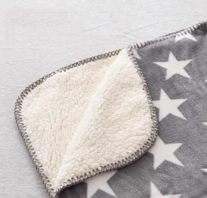 2 capas cálido y cómodo super suave de punto de 100% poliéster de franela de lana sherpa manta hecho en china - Product Image 3