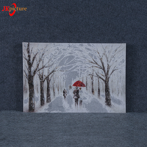 <span class=keywords><strong>Romantique</strong></span> Neige <span class=keywords><strong>Peinture</strong></span> Art <span class=keywords><strong>Peinture</strong></span> Toile LED Éclairage <span class=keywords><strong>Peinture</strong></span> - Product Image 2